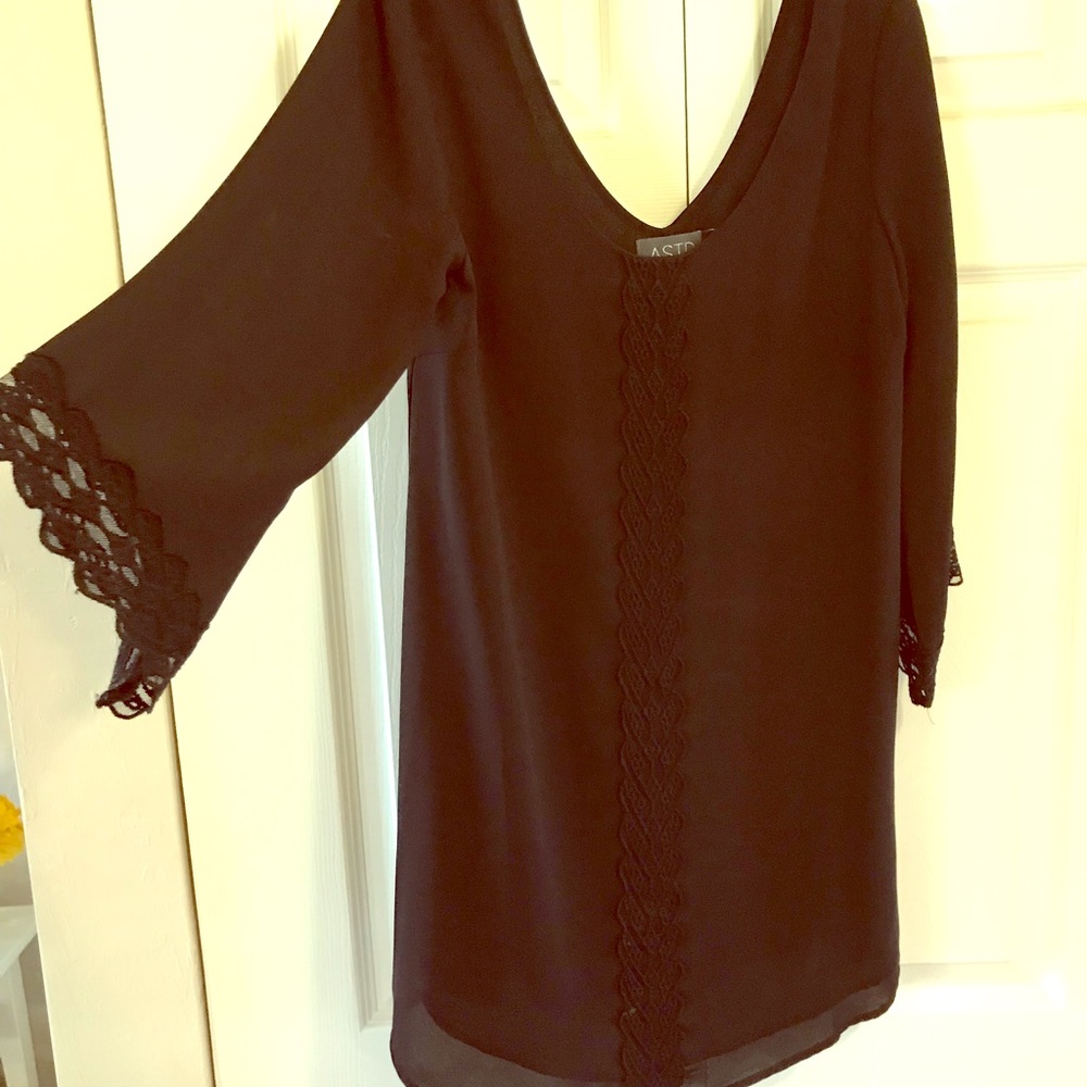 Boho little black dress